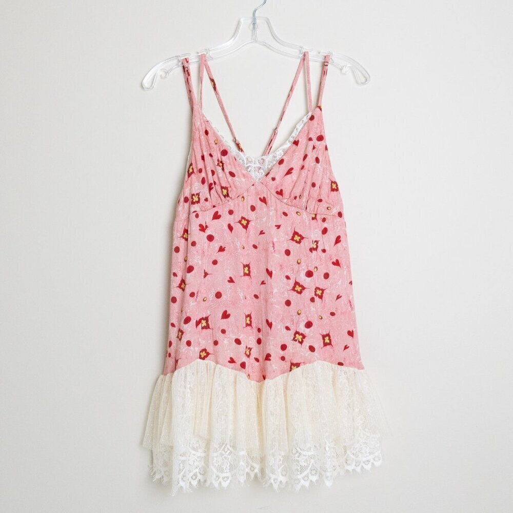 Anthropologie Gülhatun Aydin Sweetheart Lace Ruffles Cute Mini Dress Babydoll - Picture 3 of 13